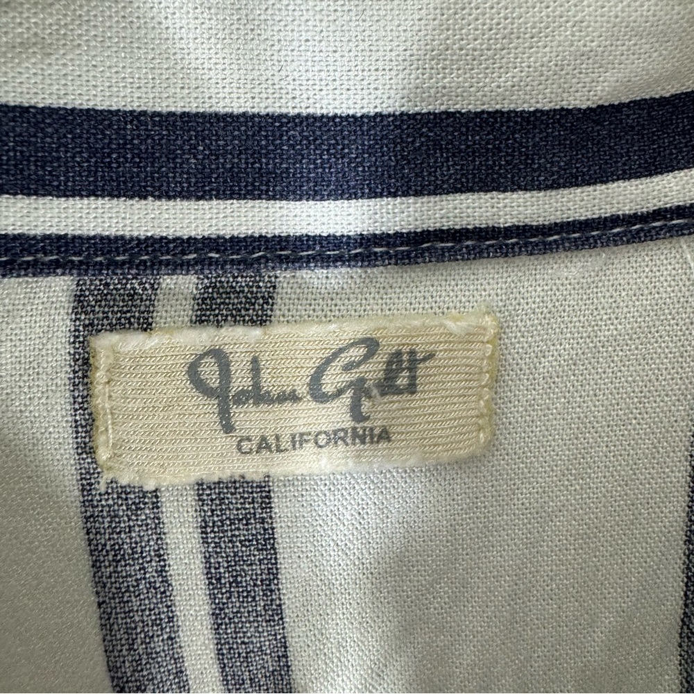 John Galt Cropped striped blouse top 2/$35 - Picture 7 of 10